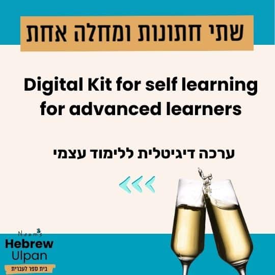 Hebrew Learning Story Kit | Two Weddings and One Illness